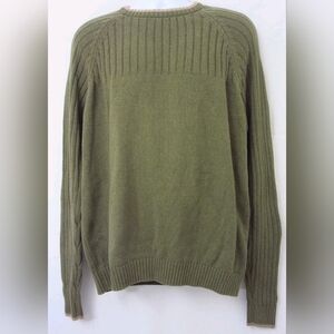 VINTAGE MENS COLUMBIS OLIBE GRWEN SWEATER SZ XL